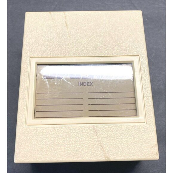 Vintage 80s Opus Floppy Micro Disk Plastic Storage Case Holds 10 3.5" Inch - Picture 7 of 11
